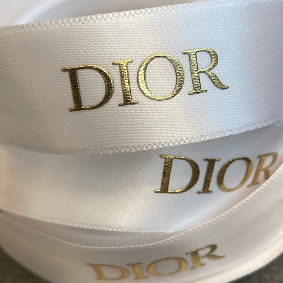 Dior 2 yds Gift Wrapping Satin Ribbon - Picture 2 of 5